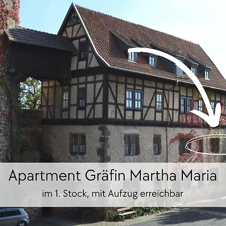 Graefin Martha Maria - Stilvolles In Der Historischen Hinterburg - Mit Aufzug, Parkplatz, E-ladestation & Garten - Fulda, Alsfeld, Bad Hersfeld 25-30 Min - Hunde Willkommen דירה