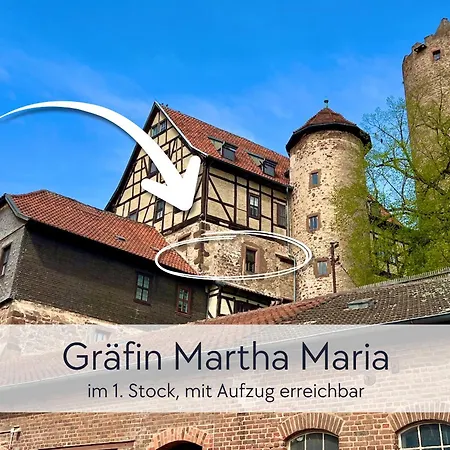 Gräfin Martha Maria - In Der Historischen Hinterburg - Mit Aufzug, Parkplatz, E-ladestation&garten - Fulda, Alsfeld, Bad Hersfeld 25-30 Min - Hunde Willkommen