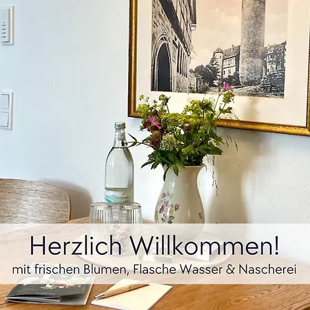 Graefin Martha Maria - Stilvolles In Der Historischen Hinterburg - Mit Aufzug, Parkplatz, E-ladestation & Garten - Fulda, Alsfeld, Bad Hersfeld 25-30 Min - Hunde Willkommen דירה *