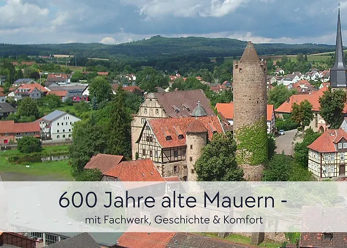 Graefin Martha Maria - Stilvolles In Der Historischen Hinterburg - Mit Aufzug, Parkplatz, E-ladestation & Garten - Fulda, Alsfeld, Bad Hersfeld 25-30 Min - Hunde Willkommen Apartman *