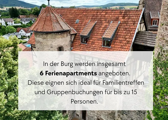 Graefin Martha Maria - Stilvolles In Der Historischen Hinterburg - Mit Aufzug, Parkplatz, E-ladestation & Garten - Fulda, Alsfeld, Bad Hersfeld 25-30 Min - Hunde Willkommen *