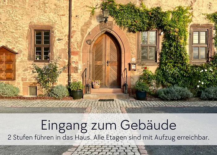 Apartman Graefin Martha Maria - Stilvolles In Der Historischen Hinterburg - Mit Aufzug, Parkplatz, E-ladestation & Garten - Fulda, Alsfeld, Bad Hersfeld 25-30 Min - Hunde Willkommen Schlitz