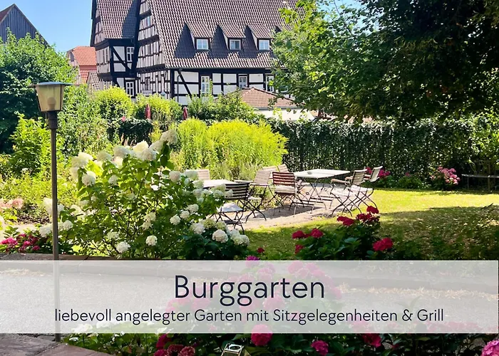 Graefin Martha Maria - Stilvolles In Der Historischen Hinterburg - Mit Aufzug, Parkplatz, E-ladestation & Garten - Fulda, Alsfeld, Bad Hersfeld 25-30 Min - Hunde Willkommen Apartman Schlitz