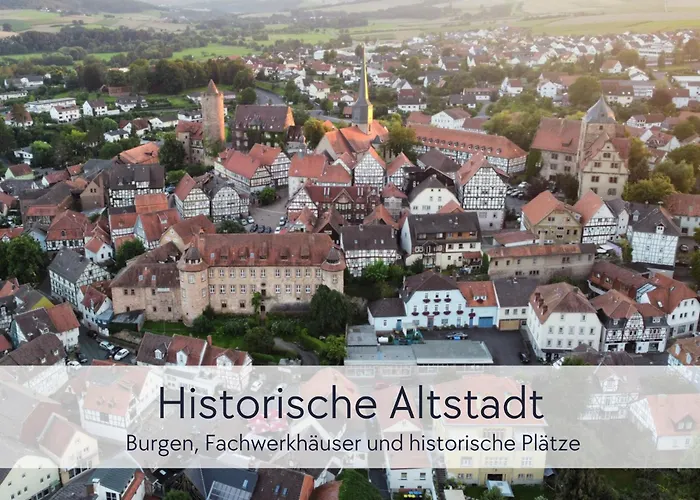 Apartman Graefin Martha Maria - Stilvolles In Der Historischen Hinterburg - Mit Aufzug, Parkplatz, E-ladestation & Garten - Fulda, Alsfeld, Bad Hersfeld 25-30 Min - Hunde Willkommen